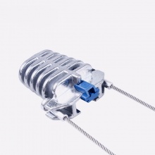 PAM08金属光缆耐张线夹8字光缆光纤架空线夹铝合金拉力线夹